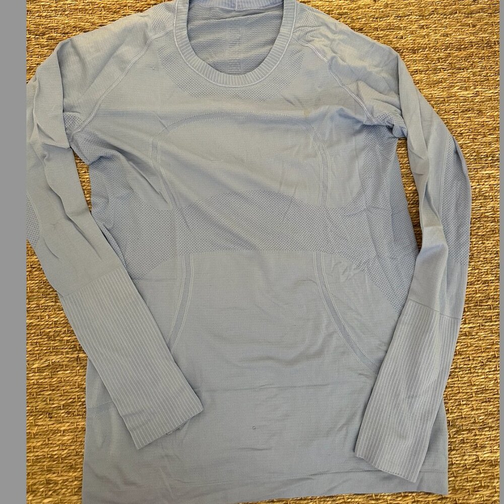 Lululemon Light Blue Swiftly Tech Longsleeve- Size 10